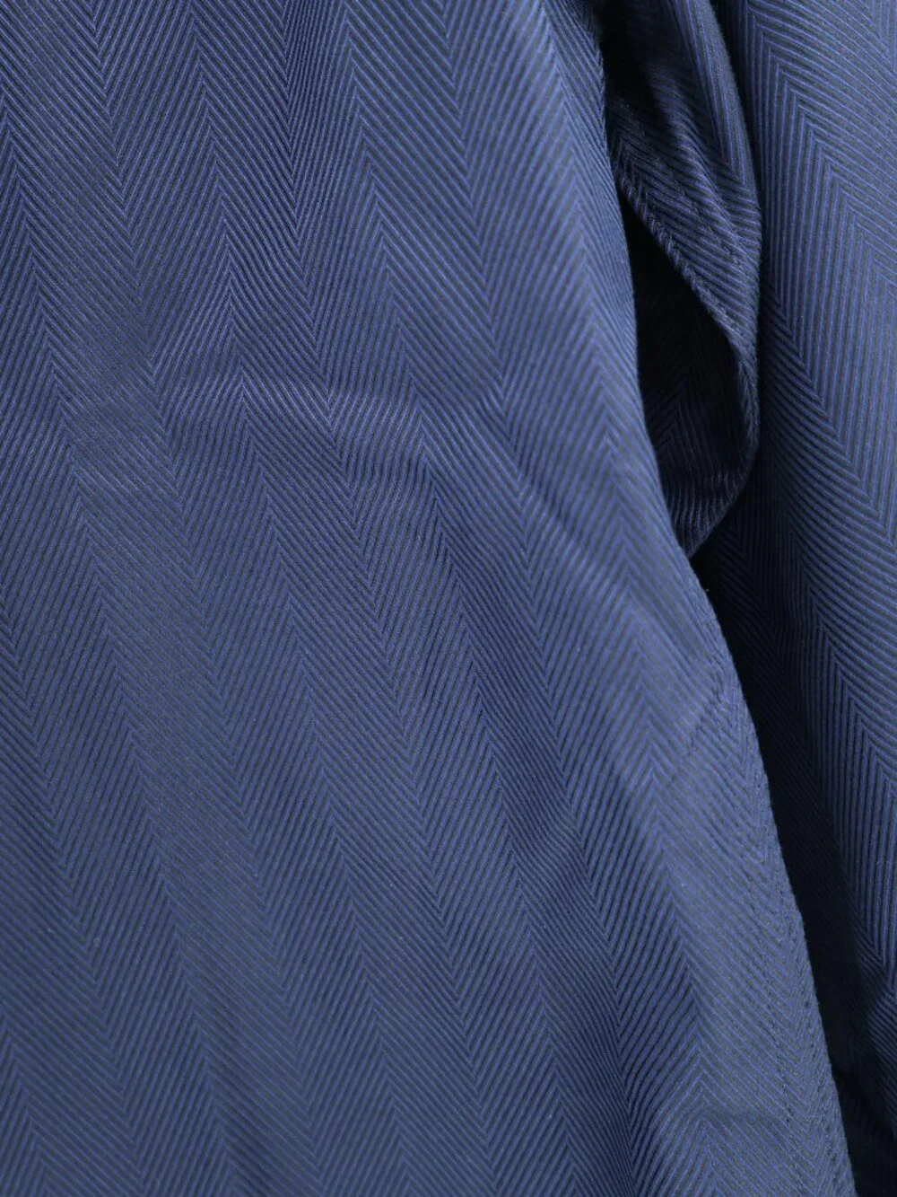 NWT Banana Republic Dress Shirt Mens Small True Slim Fit Herringbone Button Blue